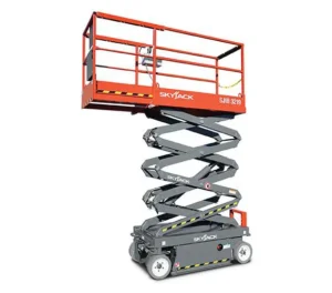 19' indoor electric scissor lift for rent