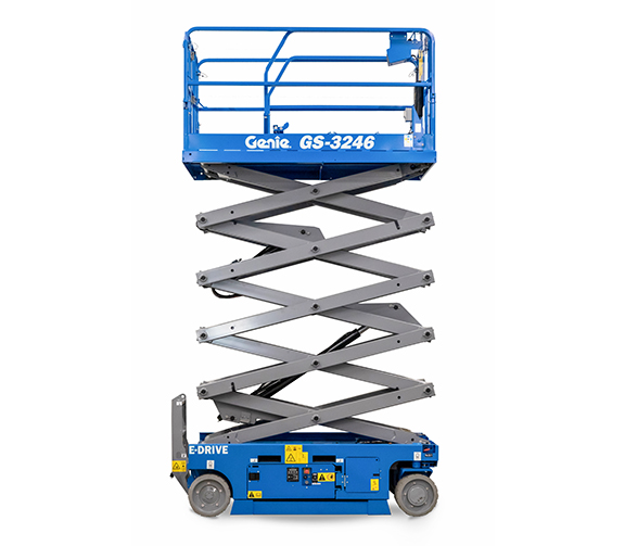 32' - 38' genie electric indoor scissor lift for rent
