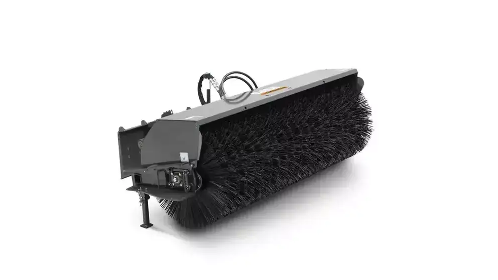 case sweeper broom attachment for skid steer available for rent
